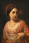 Johann Koler A Roman Woman oil painting reproduction